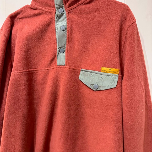 NWT- Simply Southern Men’s Garnet Pullover | SZ Medium - Picture 4 of 7